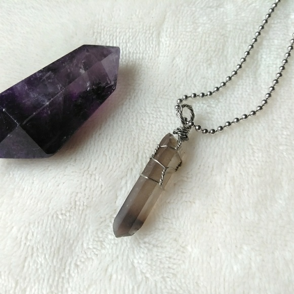 Smoky Quartz Crystal Pendant Discount 